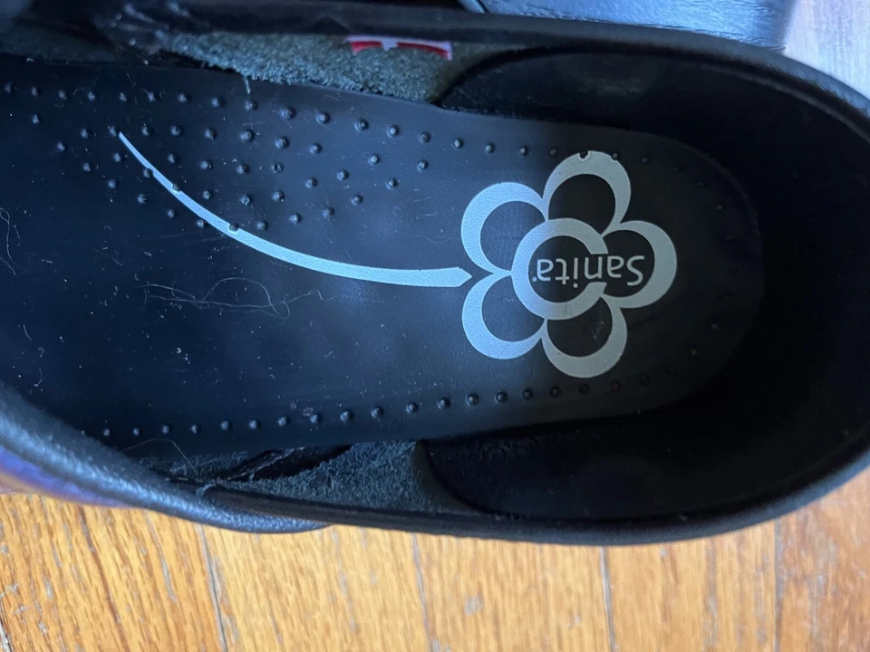 Zueco de cuero multicolor Sanita US 9 para mujer 40 - ¡¡Precioso!!! Foto 2 de 4