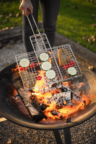Barbecue Deluxe Broiler Cooking Veggies Shrimp Tailgating Camping Durable New - Picture 6 of 9