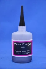 Pega Flex Flexible Super Glue BLack Color Industrial Grade Bonding Adhesive -NEW