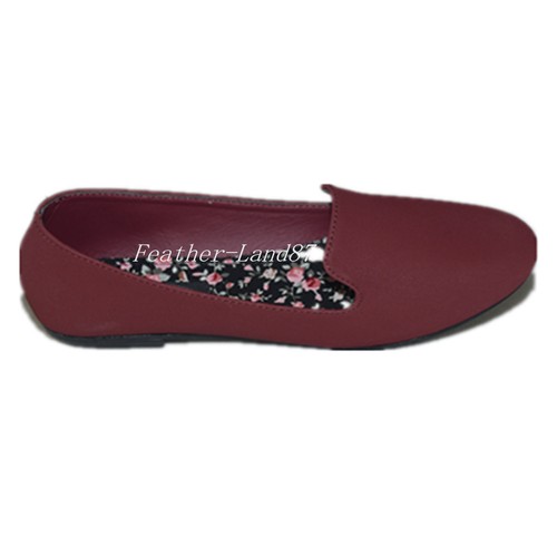 Nuevos Mujeres Ballet Zapatos Planos Informales Confort Sin Cordones Barco Mocasines Zapatos - Imagen 16 de 42
