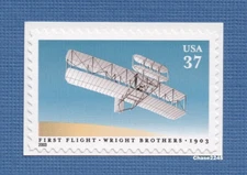 Scott #3783 First Flight - Wright Brothers 37c (Self Adh. Single) 2003 Mint NH