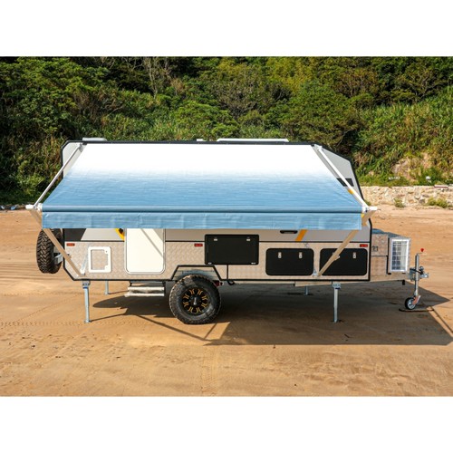 ALEKO Tessuto Impermeabile Vinile Blu Sostituzione per Tenda Camper 10X8 piedi - Foto 14 di 16