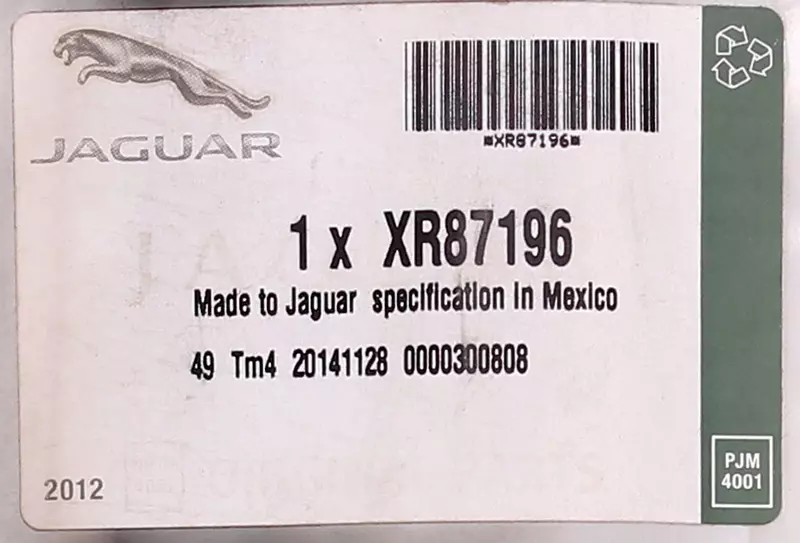 Genuine Jaguar Wiper Blade Part Number - XR87196 | eBay