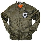 Men's Small Las Vegas Raiders Nike On Field Camo Salute To Service Snap Jacket 