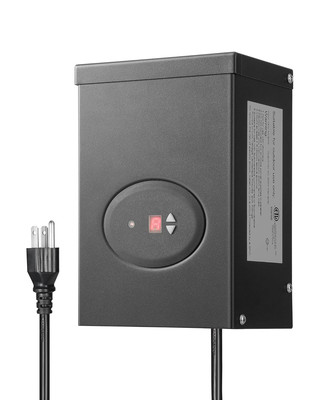 200W Low Voltage Landscape Transformer, Outdoor Weatherproof Transformer with Ti
