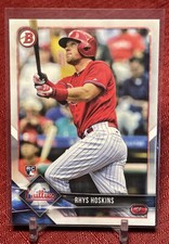 2018 Bowman Rhys Hoskins #10 Rookie RC Philadelphia Phillies