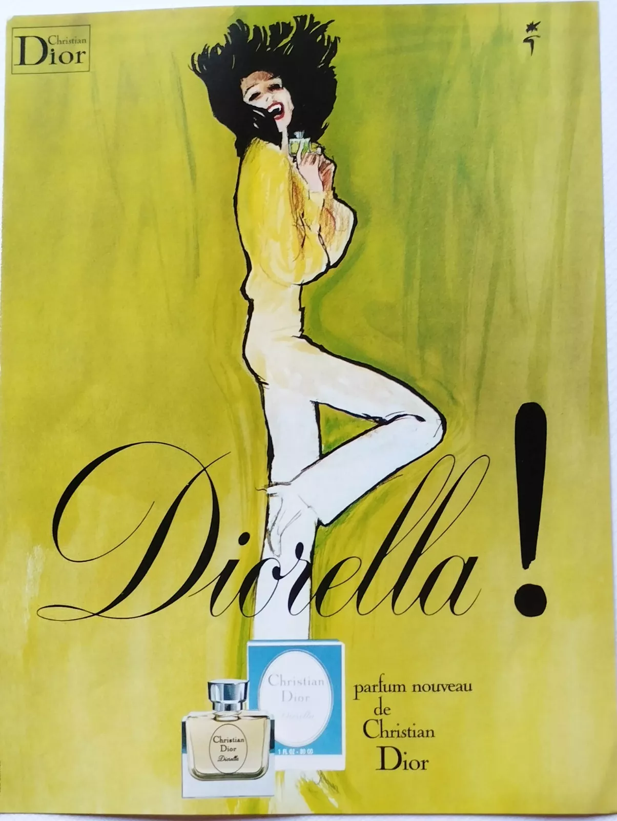 Publicité ancienne imprimée Dior !! 