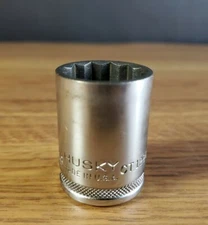 Vintage Husky 13/16” 12 Point ½”Drive Regular Socket CT1226 Made in USA
