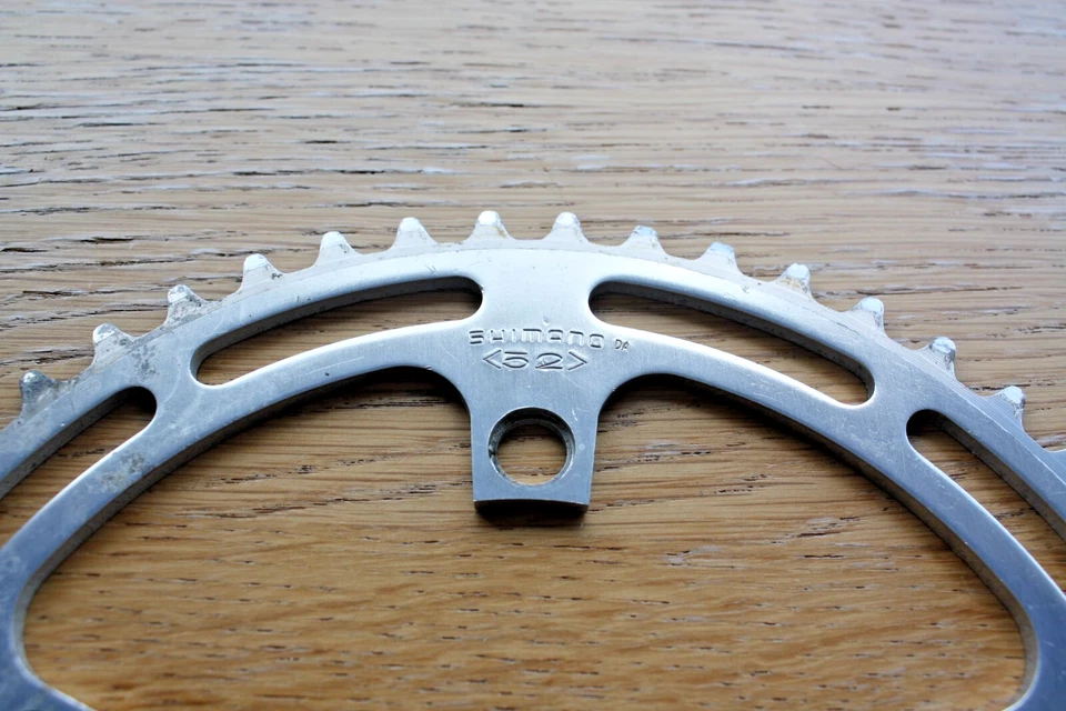 Vtg Shimano 52t Tooth Chainring 130 BCD Sprocket Old School BMX Road MTB Touring - Image 3 of 4