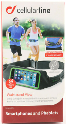 Cellularline Handy Gürtel Tasche Sport Freizeit Schlüsselfach Waistband View 504