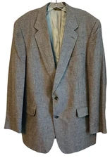 Brooks Brothers Designer Plaid Men's Sports Coat Business Blazer sz 44 Lg