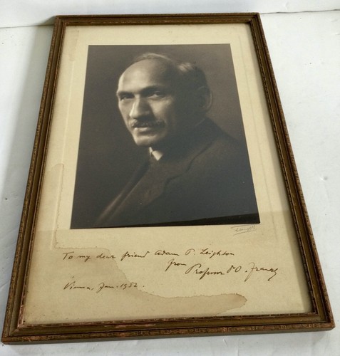 Dated 1932 Vienna Professor Frankl Large Photo Inscribed Framed Under Glass - Picture 4 of 7
