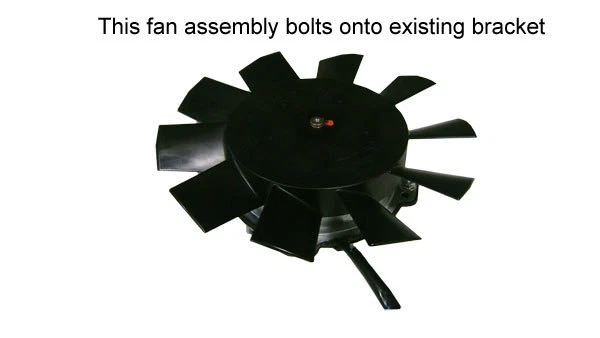 VENTILADOR DE REFRIGERACIÓN HONDA PIONEER 700 SPAL ALTO RENDIMIENTO (2014-2020) OE 19030-HL3-A01 Foto 3 de 3