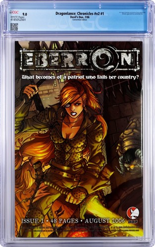 Dragonlance: Chronicles v2 #1 2006 Devil's Due Convention Edition Rare CGC 9.0 - Picture 2 of 2