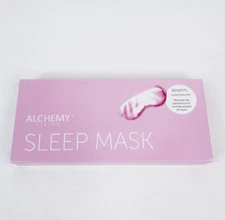 Alchemy Living Pink Sleep Mask Reduces The Appearance Of Wrinkle Around Eyes
