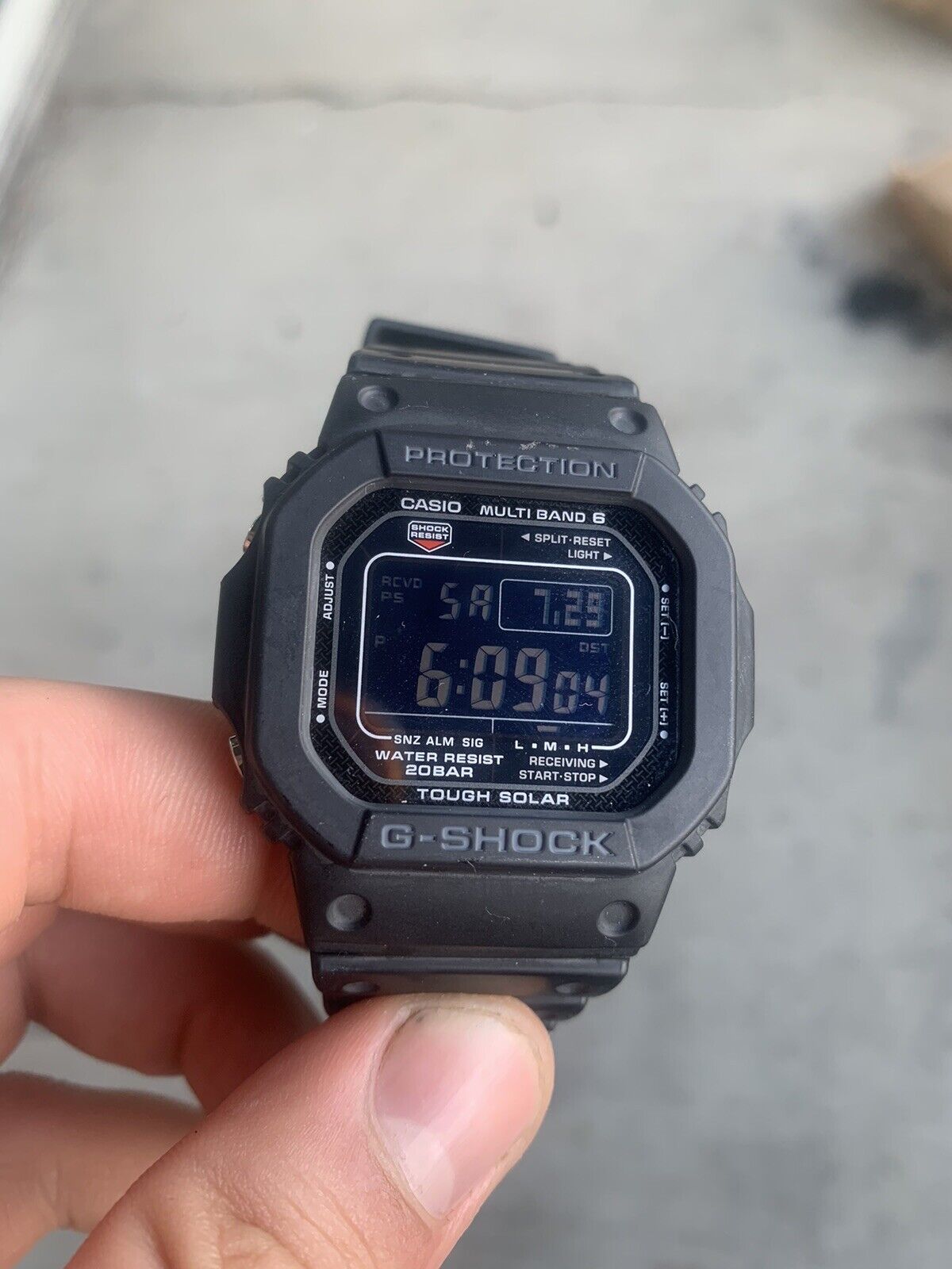 Casio G Shock GW-M5610-1BJF Square g Tough Solar Multi Band 