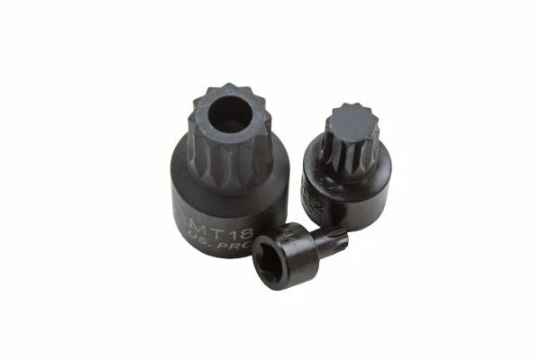 US Pro 9 Piece 1/4'' 3/8'' 1/2'' DR Stubby Impact Triple Square Bit Sockets Indu - Image 3 of 4