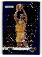 2024 Panini Prizm WNBA Prizms Blue Velocity #98 Lisa Leslie Los Angeles Sparks