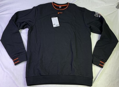 Helly Hansen Men's Kensington Sweatshirt-Black/Orange-Size: L