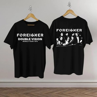 Vintage 1978 Foreigner Double Vision World Tour Band T-shirt