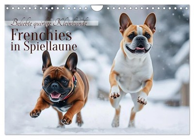 Claudia Kleemann | Frenchies in Spiellaune (Wandkalender 2026 DIN A4 quer),...