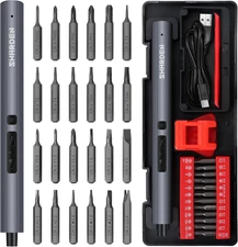 Mini Electric Screwdriver, 29 in 1 Small Electric Screw Driver Kit with 24 Magne