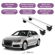 ERKUL Roof Rack Crossbars For AUDI A3 SPORTBACK e-tron 2016-2018 Naked Roof