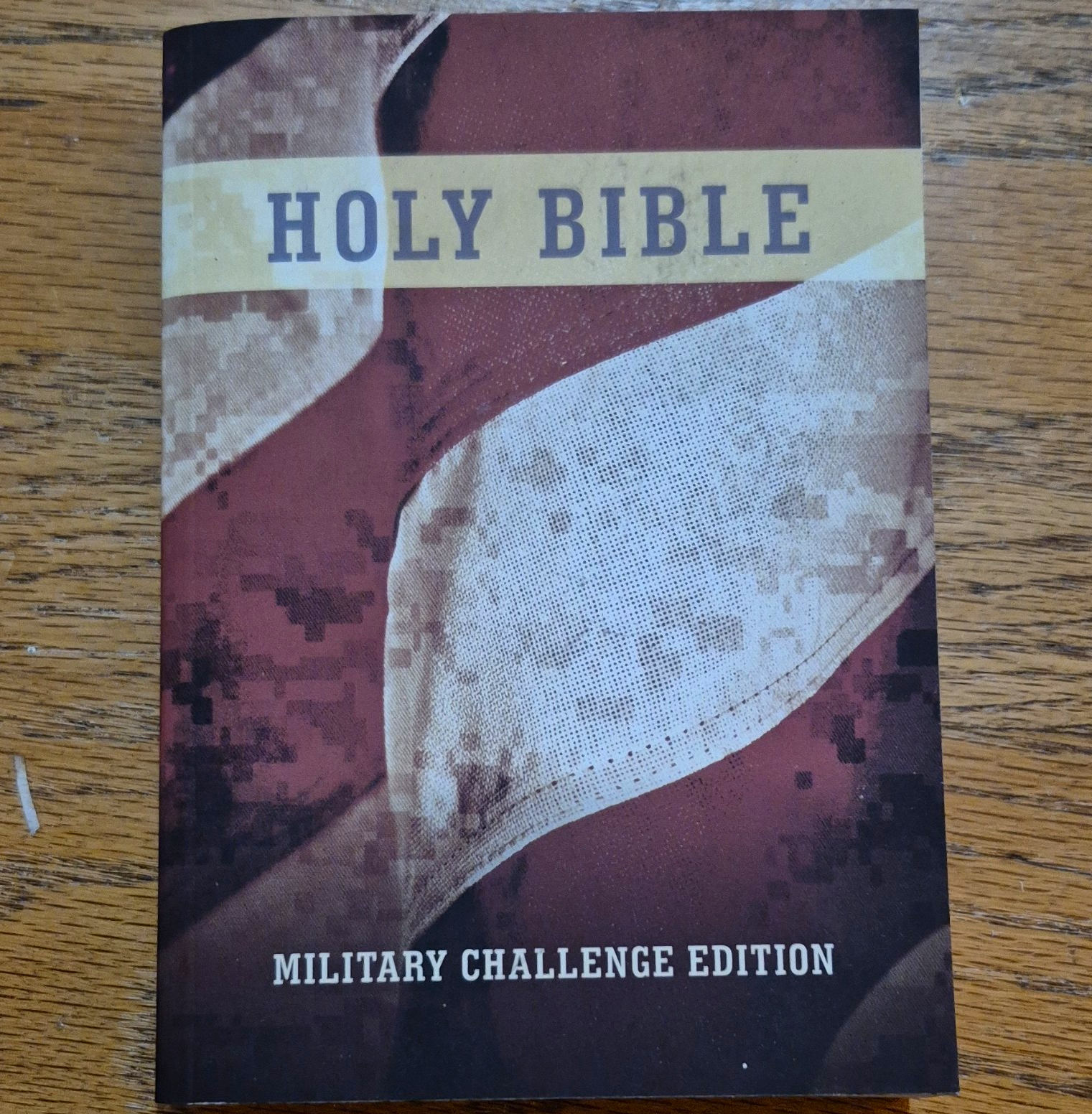 Holy Bible Military Challenge Edition PB American Bible Society Armed Services