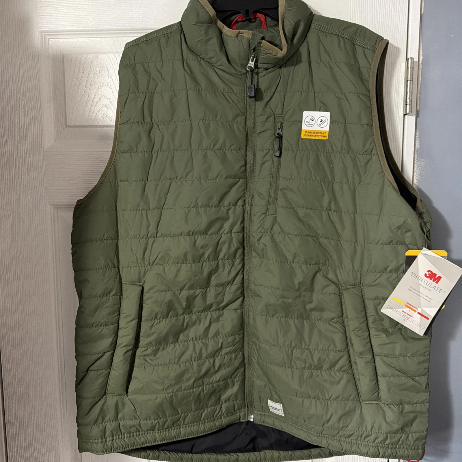 Eddie Bauer Workwear Men's Puffer Outerwear Vest, XL 3M Thinsulate
Opens in a new window or tab
