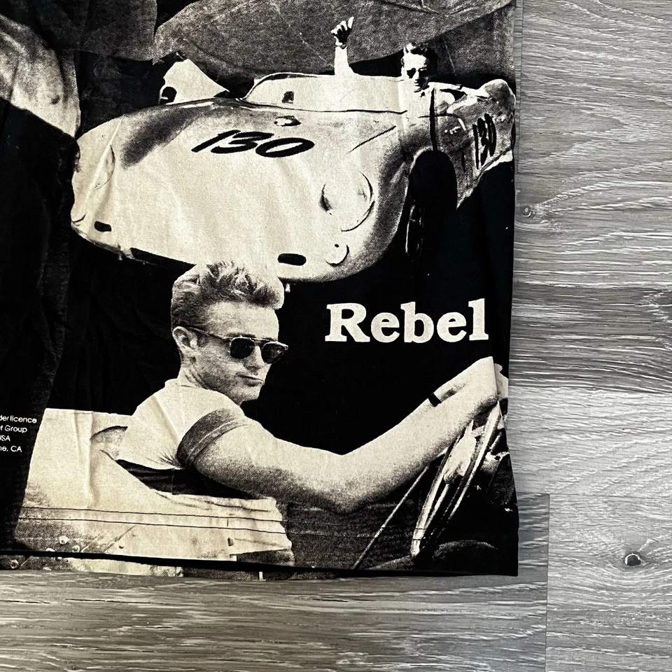 Camiseta Estampada Grande Vintage AAA James Dean Tono Sepia Rara Foto 3 de 4