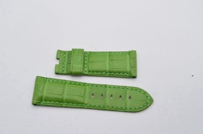 OFFICINE PANERAI LEDER ARMBAND 24MM DORNSCHLIESSE 22MM GRÜN 24-22MM