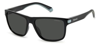 Polaroid PLD 2123/S Black Polarized Sunglasses Acetate UV400 Cal.57