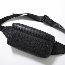 ARMANI EXCHANGE A/X Body Bag  Men's Belt Bag Waist Pouch Crossbody Bag BLACK