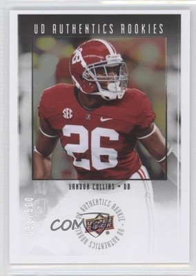 2015 Upper Deck UD Authentics Rookies 38/500 Landon Collins #UA-60 RC 0f8