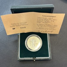 France - Coffret Monnaie 100 Francs Argent Piéfort 1989 [MFR254]