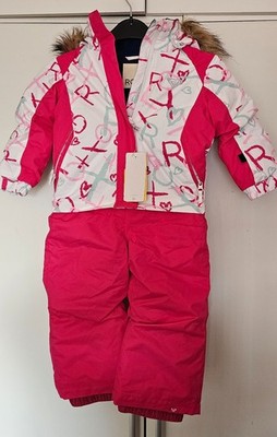 Schneeanzug Roxy T3 Pink Weiss 3 Jahre Wasserdicht 10K Neu