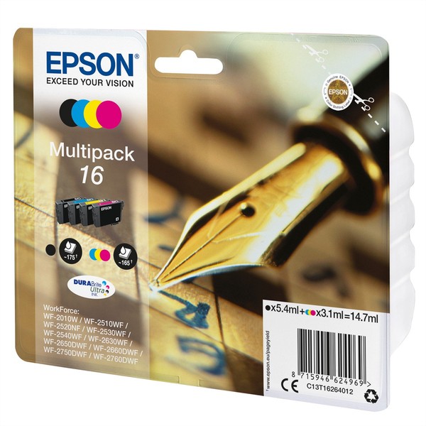 C13T16264012 Epson 16 Multipack Original Tintenpatrone ~D~-image