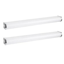 15W LED Rectangular Bathroom Mirror Light Cool White Waterproof  60CM Pack of 2