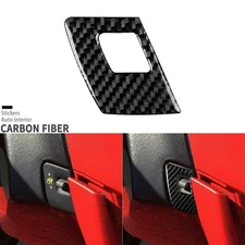 Real Carbon Fiber Co-pilot Side Window Lift Switch Cover For Corvette C4 1991-93