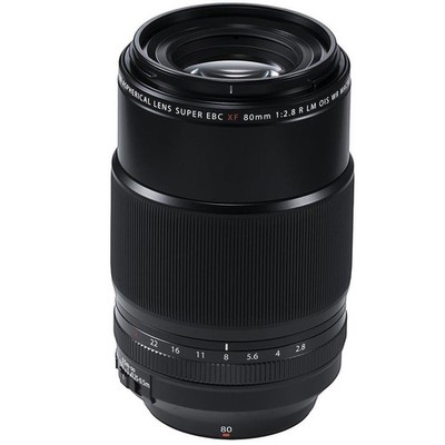 Fujifilm XF 80mm f/2.8 R LM OIS WR Macro Lens, Black