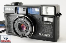  Near MINT  Minolta Hi-Matic AF2-MD Black 35mm Film Camera Point  Shoot 1264