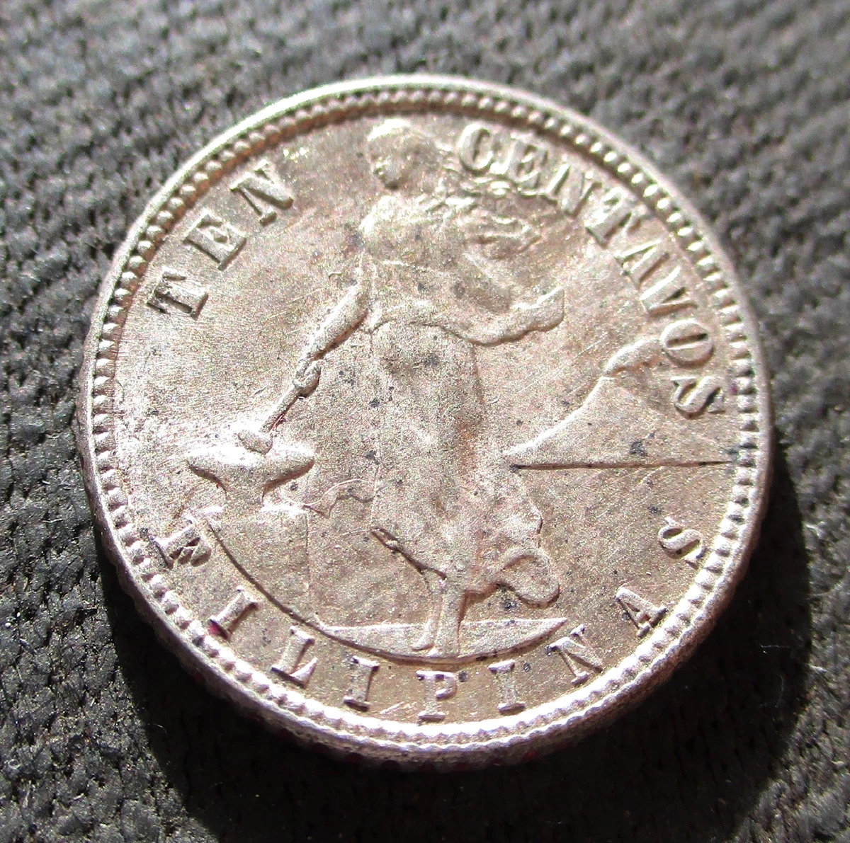 Circulated Silver 1944 Year U.S. Philippine Coins (1898-1946) for