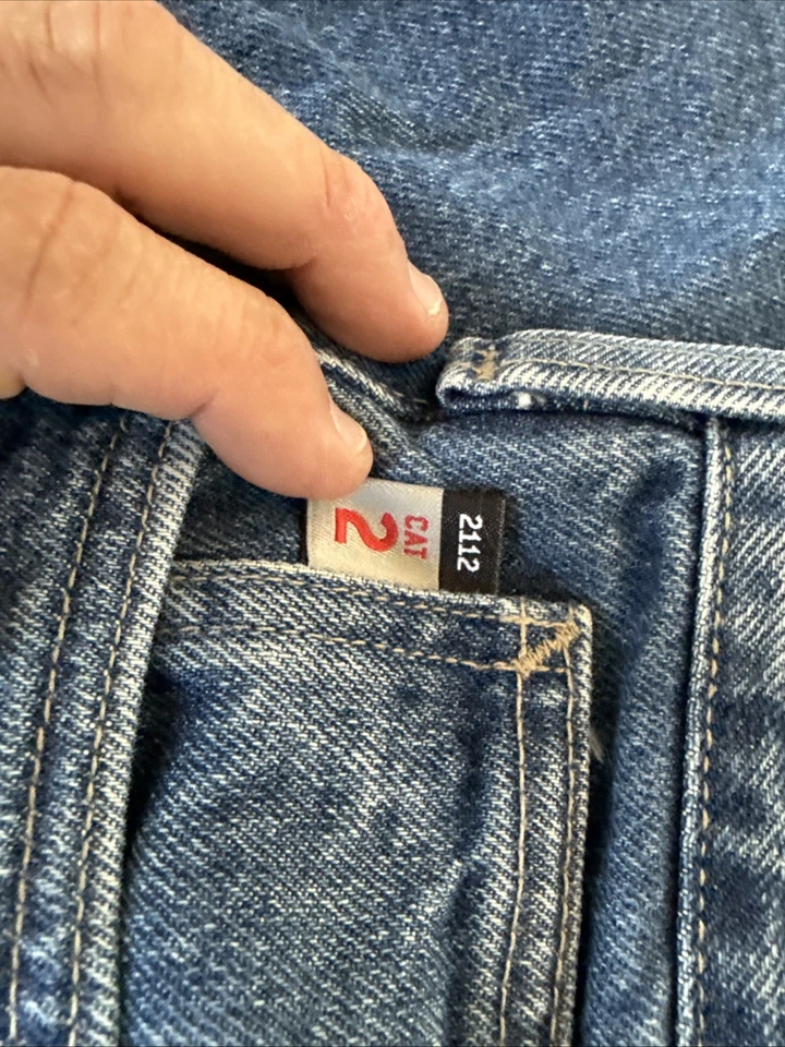 Carhartt Mens FR Flame Resistant Carpenter Cat 2 Jeans 36x34 - Image 2 of 4