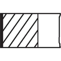 Mahle 029 55 N1 Kolbenringsatz FüR VW Audi Volvo 80 B2 A2 100 C3 100 C2 80 B3