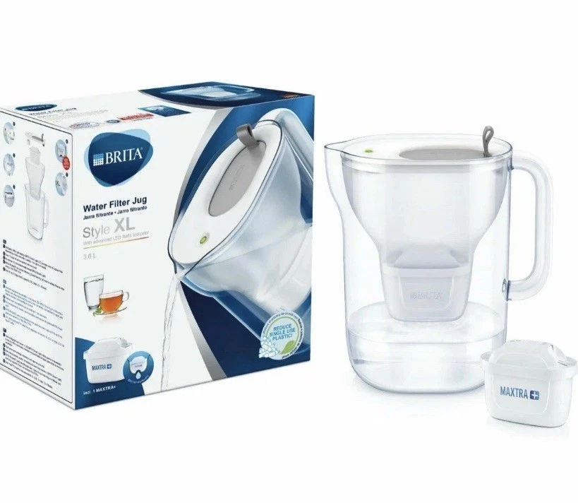 BRITA Style XL Water Filter Jug Grey (3.6L) incl. 1x MAXTRA PRO Pure Performance - Image 4 of 4