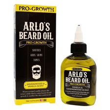 Arlos Beard Oil Pro Growth Sandalwood and Vanilla 2.5 Oz. Pack of 2