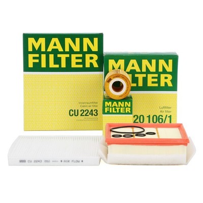 MANN Filterset Filterpaket Inspektionskit für OPEL CORSA D 1.7 CDTI 125/130 PS