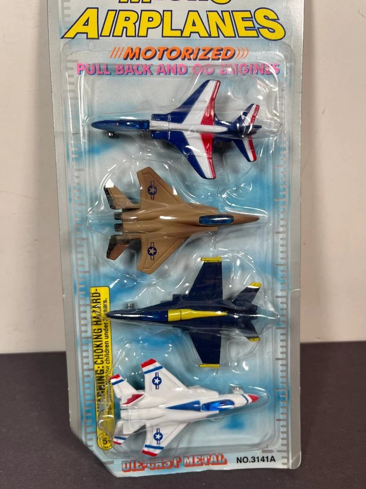 Imperial Die Cast Micro Airplanes Motorized Plane Jet Set 3141A Vintage 1996 #2 - Image 2 of 4