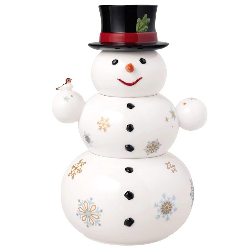Biscottiera Barattolo Pupazzo di Neve Natale Villeroy & Boch Toys Memory, fotografia 3 di 10
