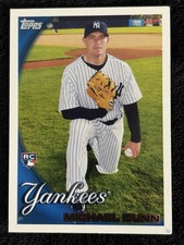 Topps 2010 Michael Dunn #34 Rookie New York Yankees Baseball Card Base Set. rookie card picture